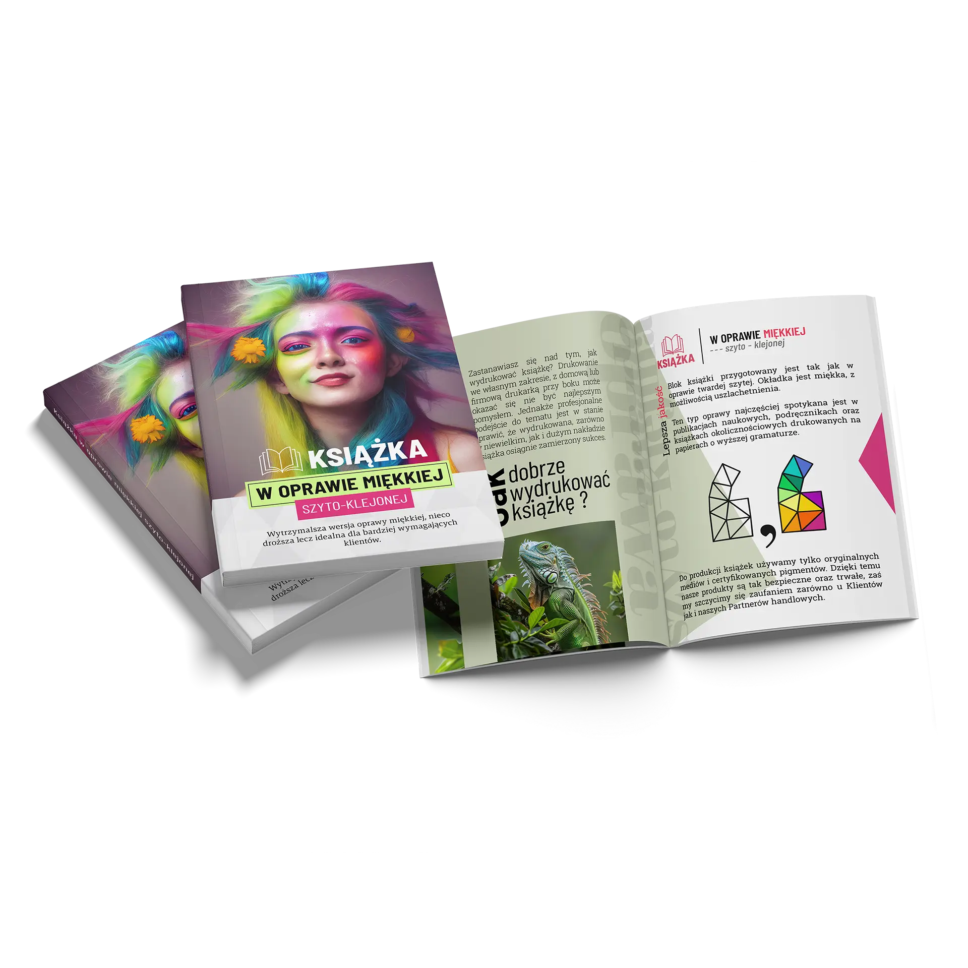 Książka w oprawie szyto klejonej miękkiej