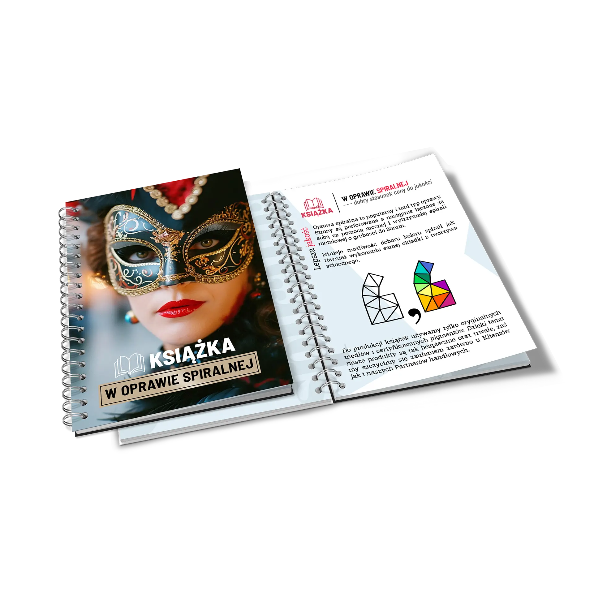 Książka w oprawie spiralowanej