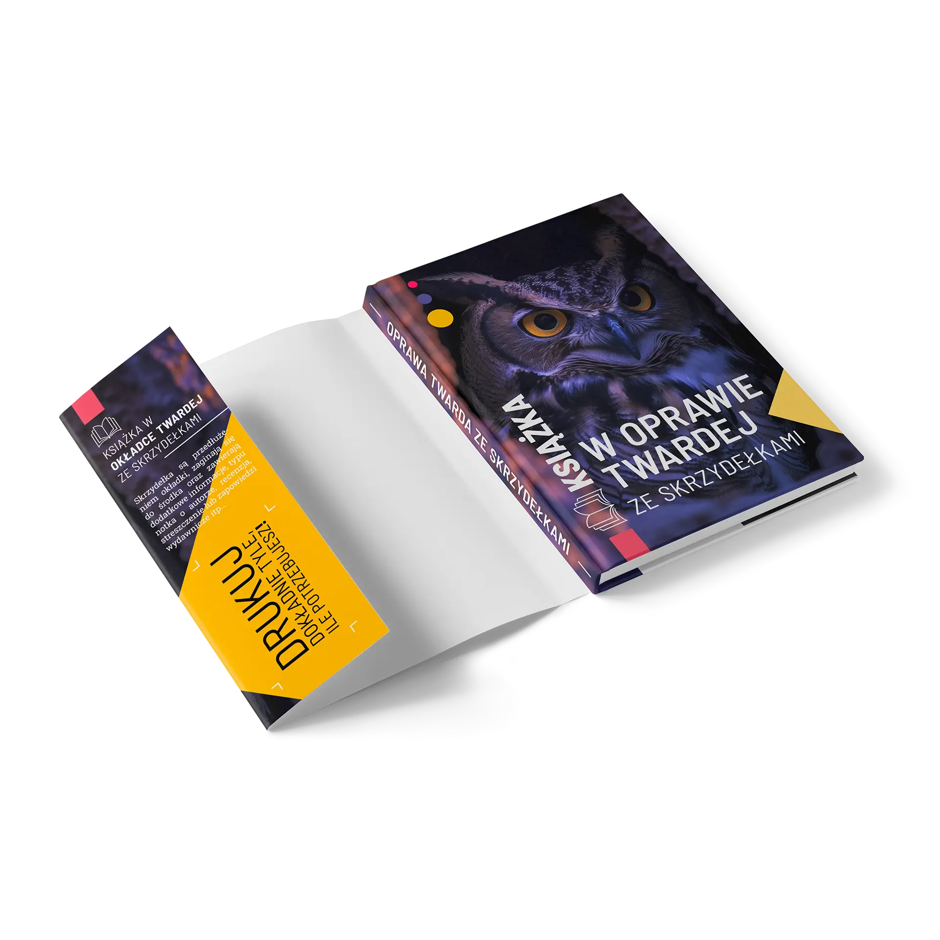 Książka spiralowana z twardą okładką